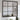 Dutch Square Mirror with black metal frame reflecting a stylish contemporary interior, perfect for modern decor.