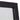 Close-up of the sleek black frame of the Ileen Mirror showcasing its modern design.