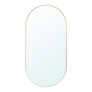 Ovoid Mirror Small - Gold - Paramount Mirrors and Prints