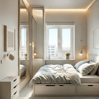 Creative Layout Tips for Small Bedrooms - Paramount Mirrors and Prints