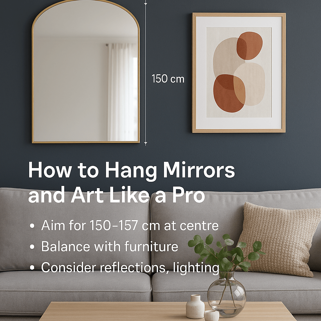 How to Hang Mirrors and Art Like a Pro: Expert Tips for Wall Decor and Interior Design - Paramount Mirrors and Prints