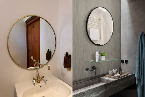 Powder Room Perfection - Paramount Mirrors and Prints