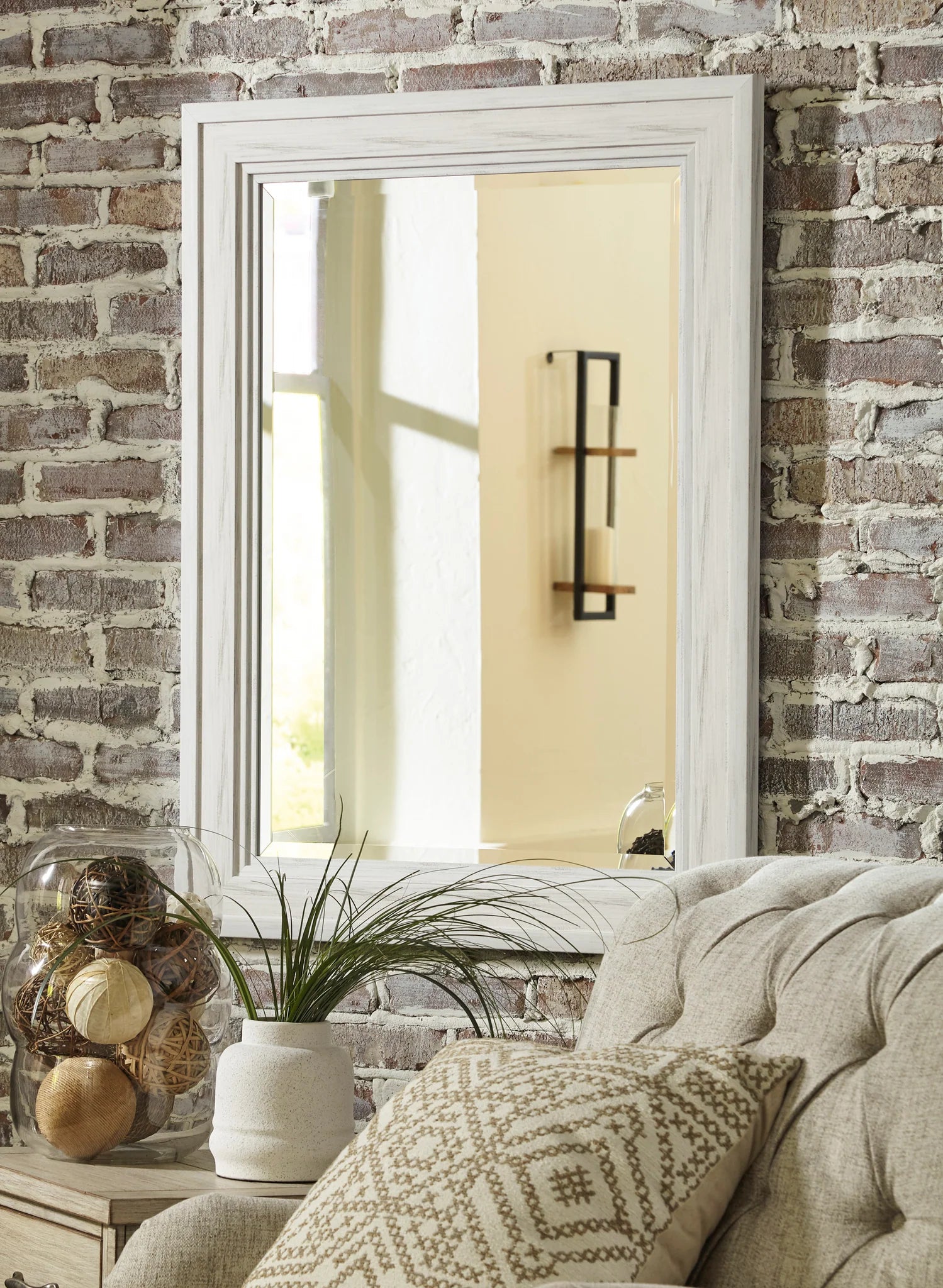 The Tide Mirror – Sandstone White