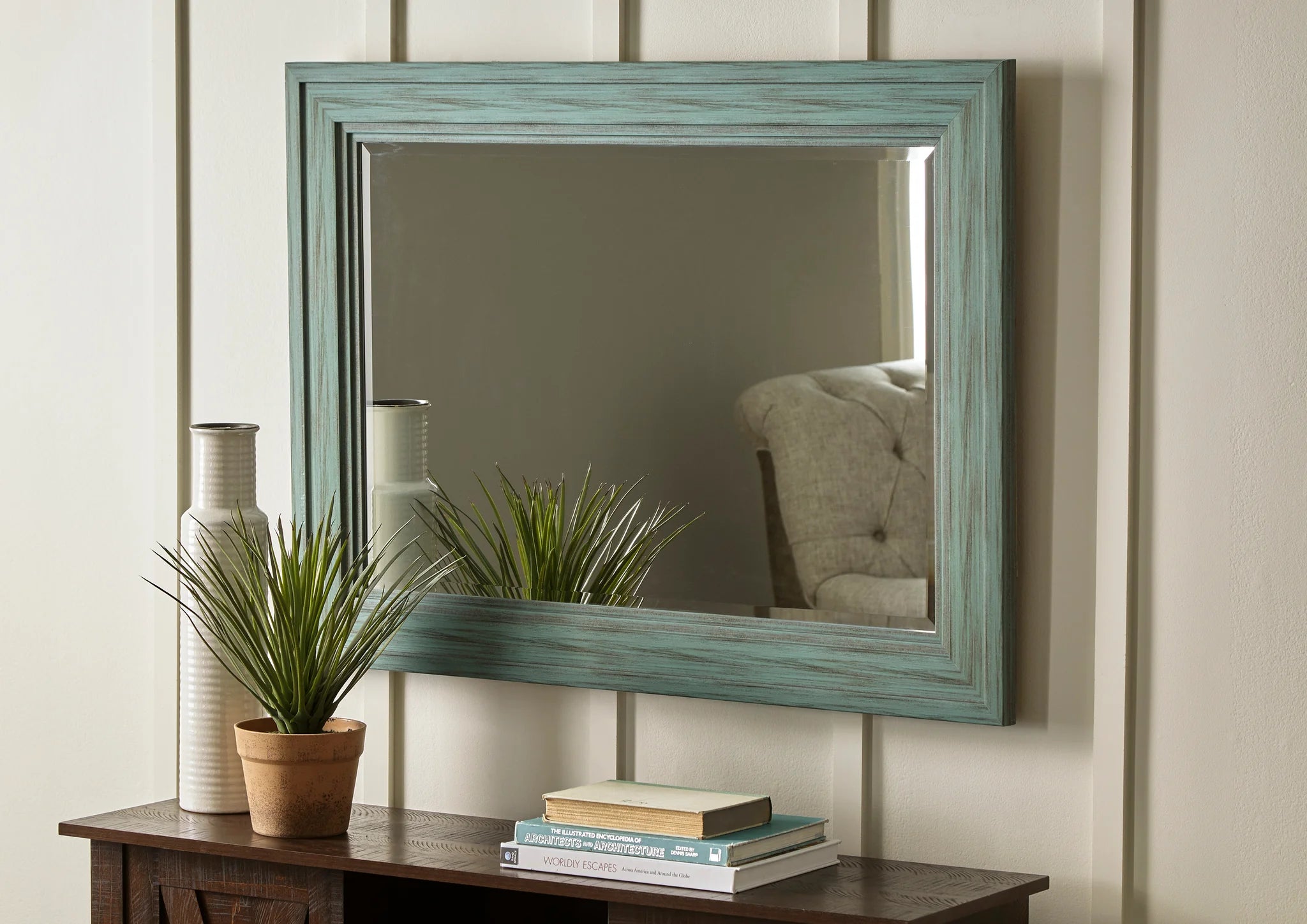 The Tide Mirror – Seafoam Green