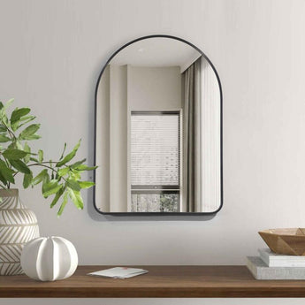 Half Rounded Crescent Mirror - Paramount Mirrors and Prints