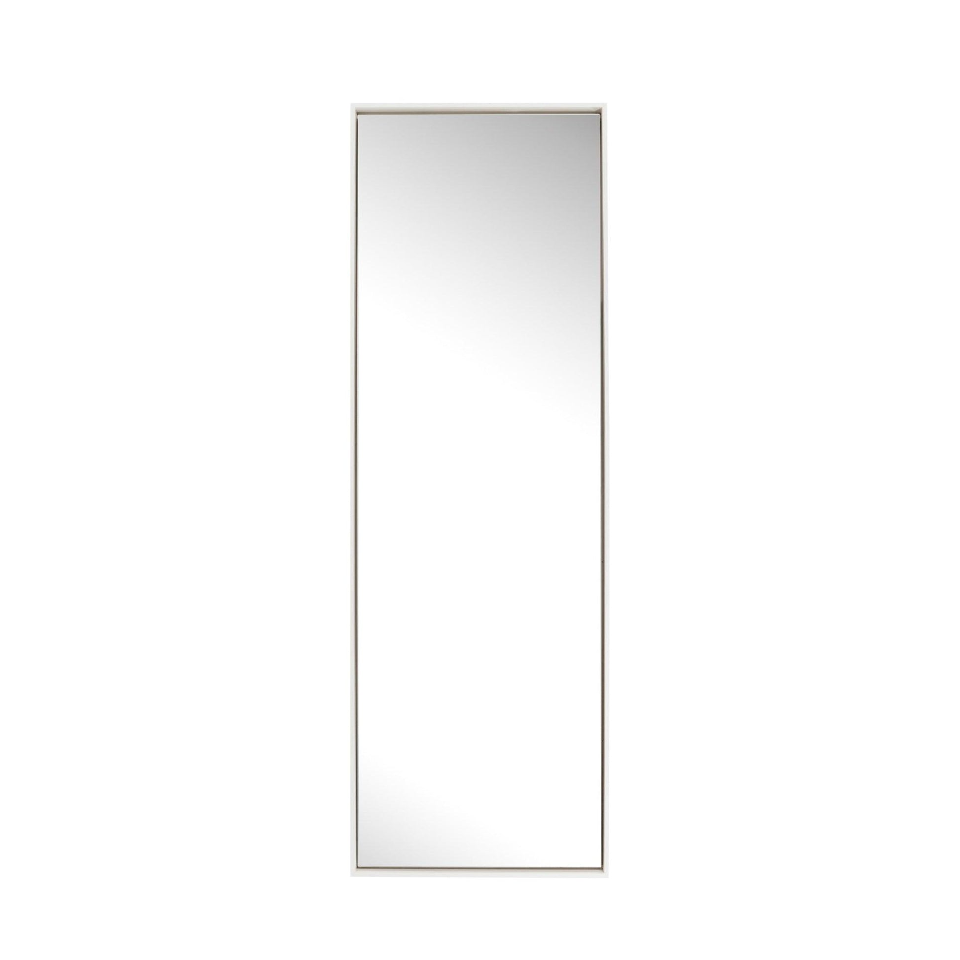 Lily Mirror - Large sleek full-length design with a floating wooden frame, perfect for enhancing any space.