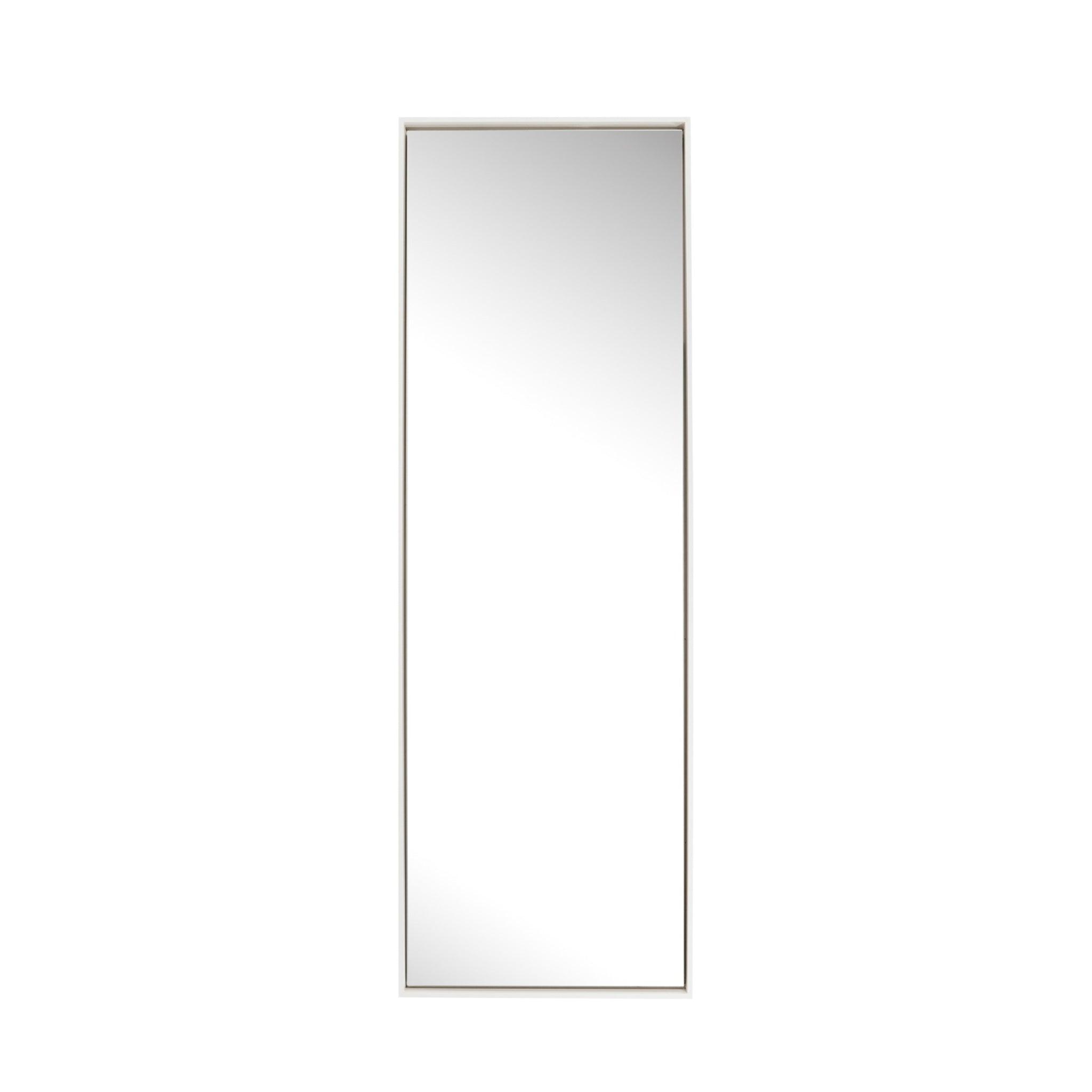 Lily Mirror - Large sleek full-length design with a floating wooden frame, perfect for enhancing any space.