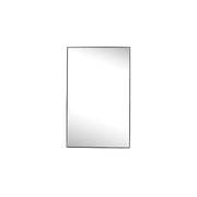 Metal Framed Mirror Medium with sleek black frame, perfect for adding industrial elegance to any room.