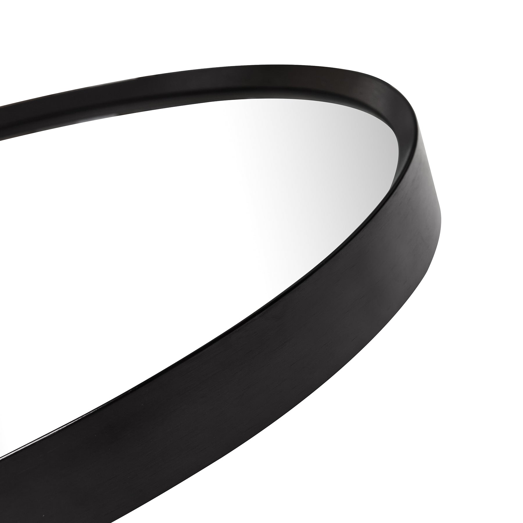 Slanted Edge Pill Framed Aluminum Mirror - 500 x 1200mm