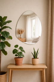 Irregular Shaped Frameless Mirror - 600 x 800mm