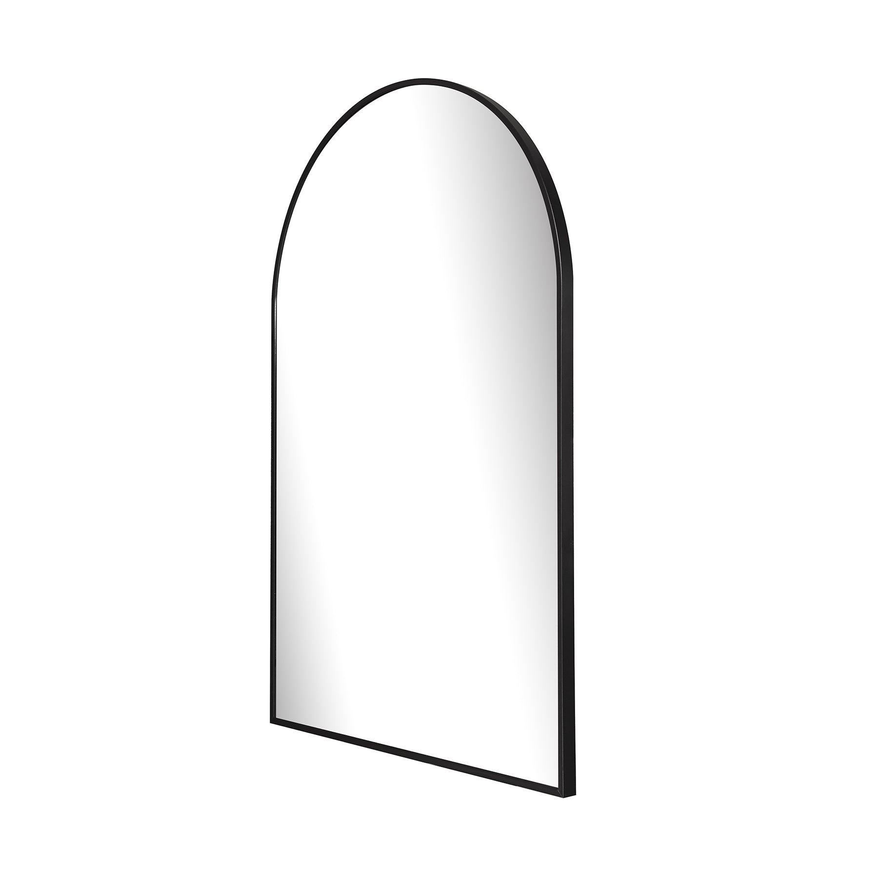 Style Essentials Eclipse Arch Mirror Black - 760 x 500mm