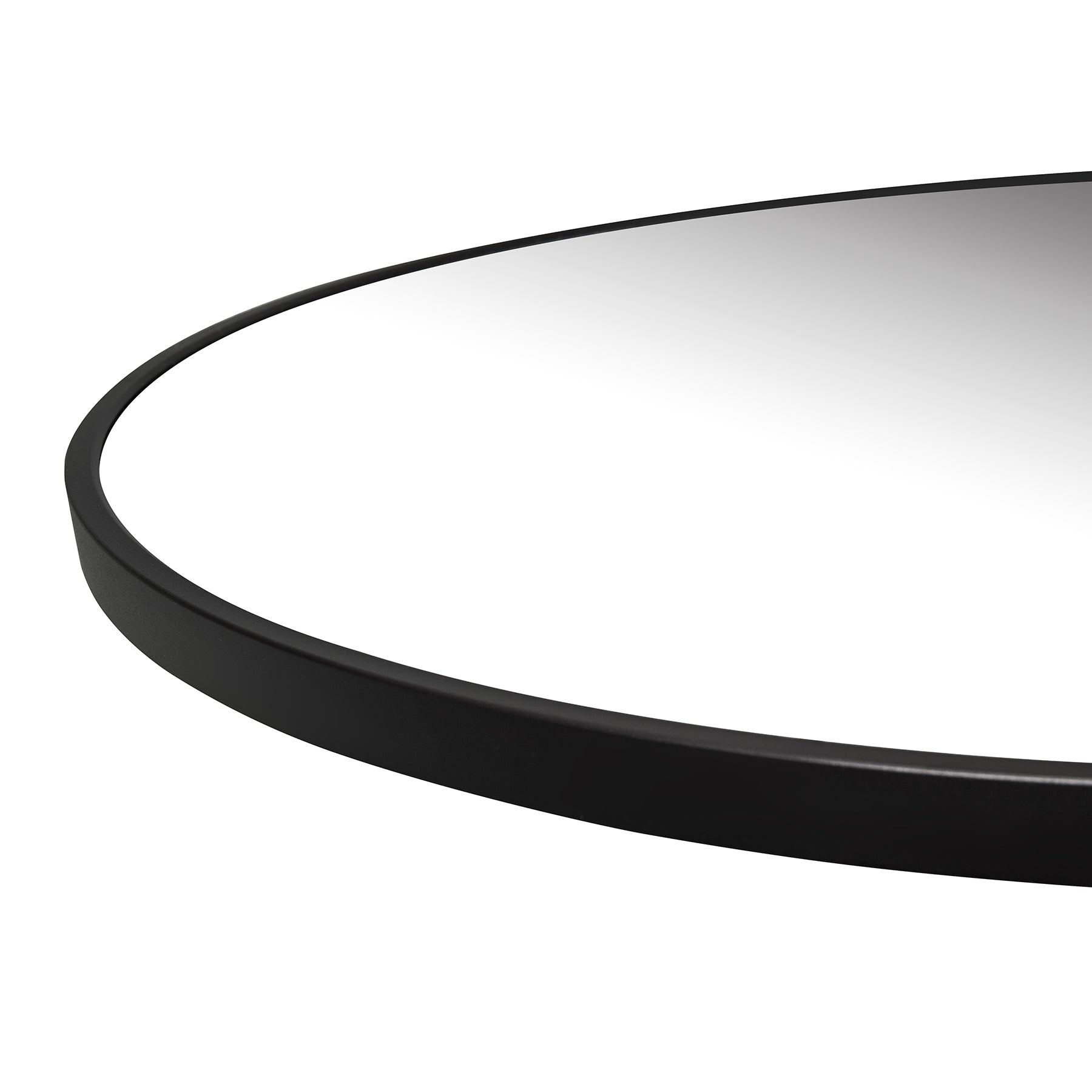 Style Essentials Eclipse Arch Mirror Black - 760 x 500mm