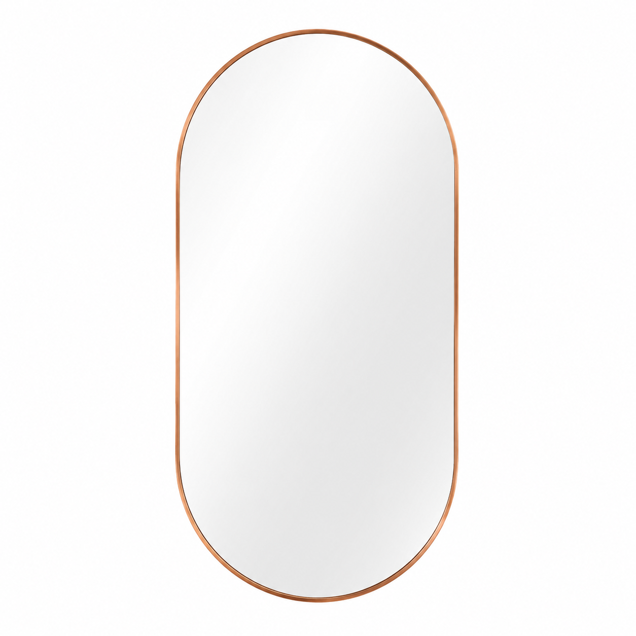 Style Essentials Aura Pill Mirror – Medium Gold - 990mm x 440mm