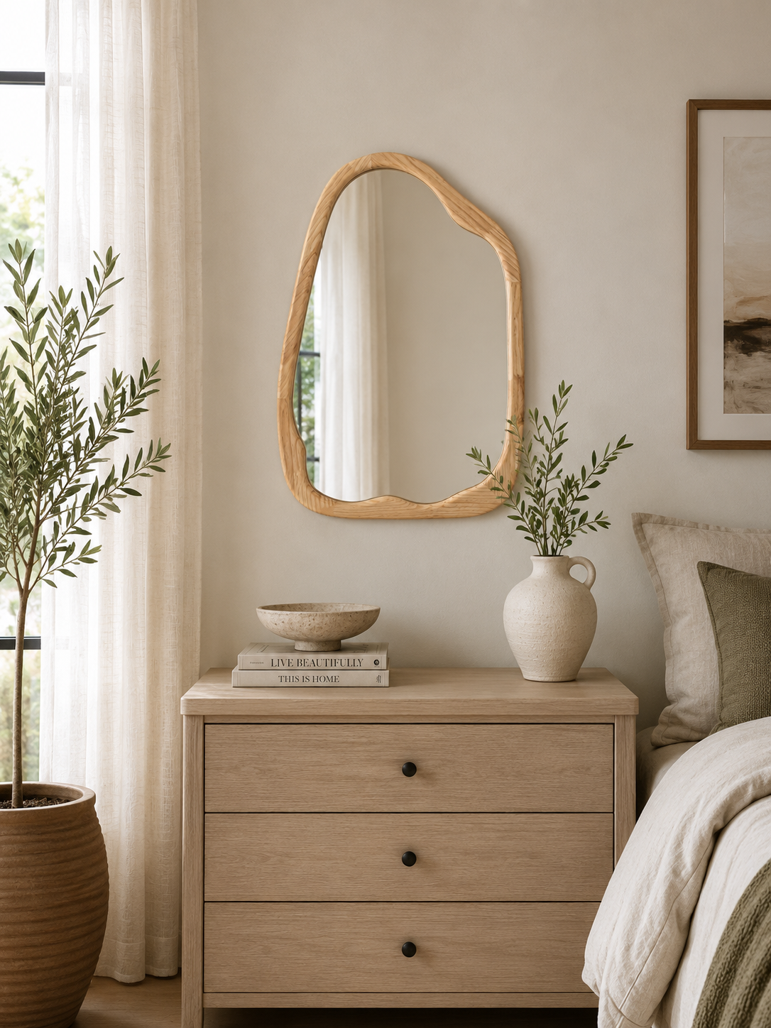 Irregular Natural Mirror - 600X800