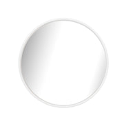 Maan Mirror - Large round mirror with a sleek white frame, designed to enhance modern interior decor.