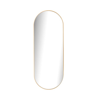 Oval Aluminium Mirror Large