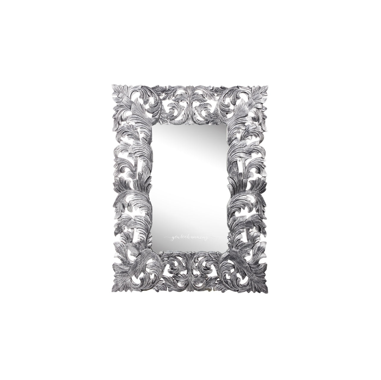 Queen Mirror Silver - Paramount Mirrors and Prints