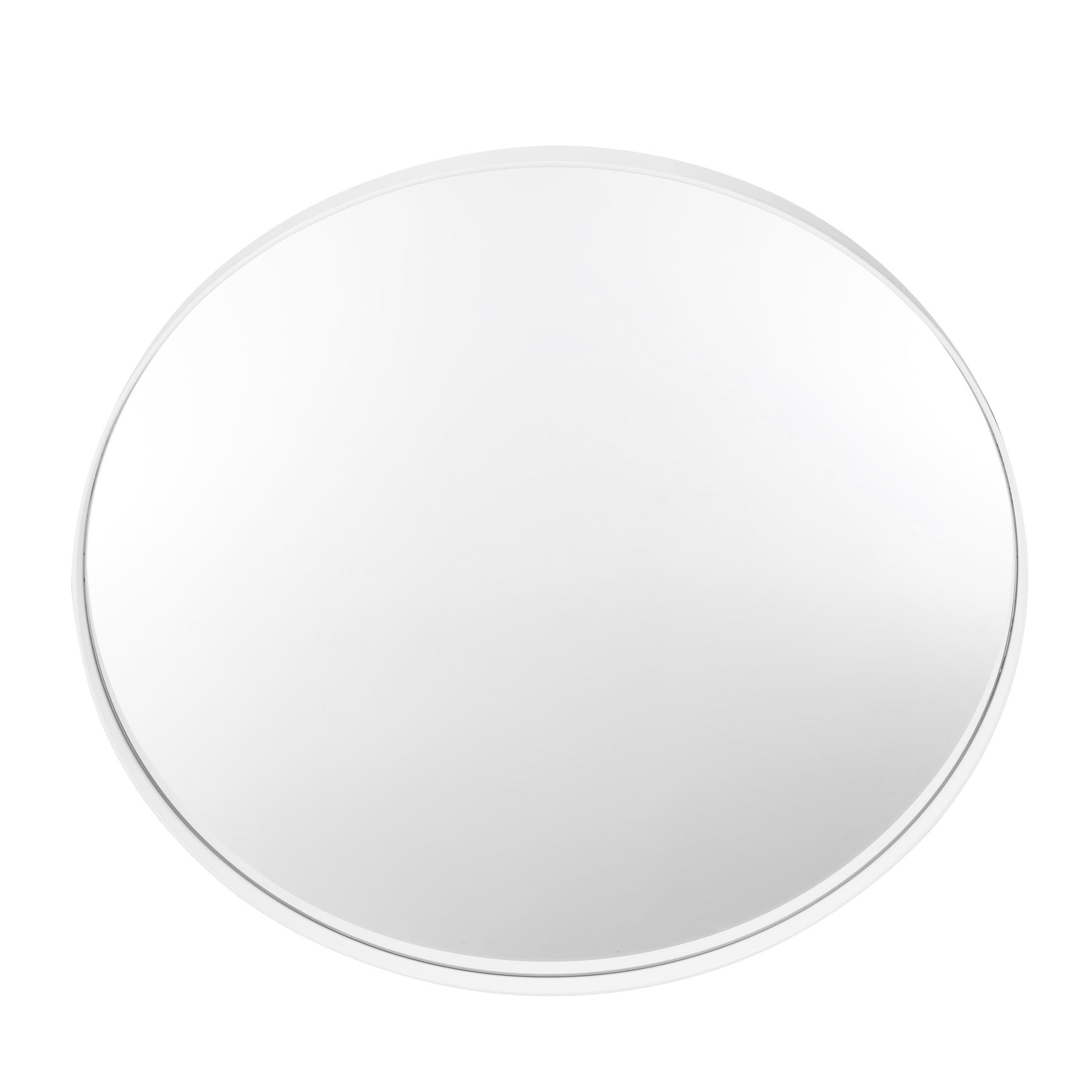 White Metal Frame Rounded Corners 600x600 - Paramount Mirrors and Prints