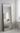 Full-length mirror in a modern bathroom setting