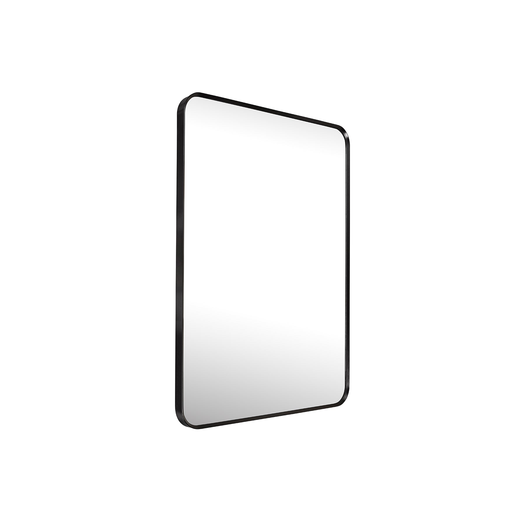 Slanted Edge Framed Mirror – 600x800mm — close-up detail