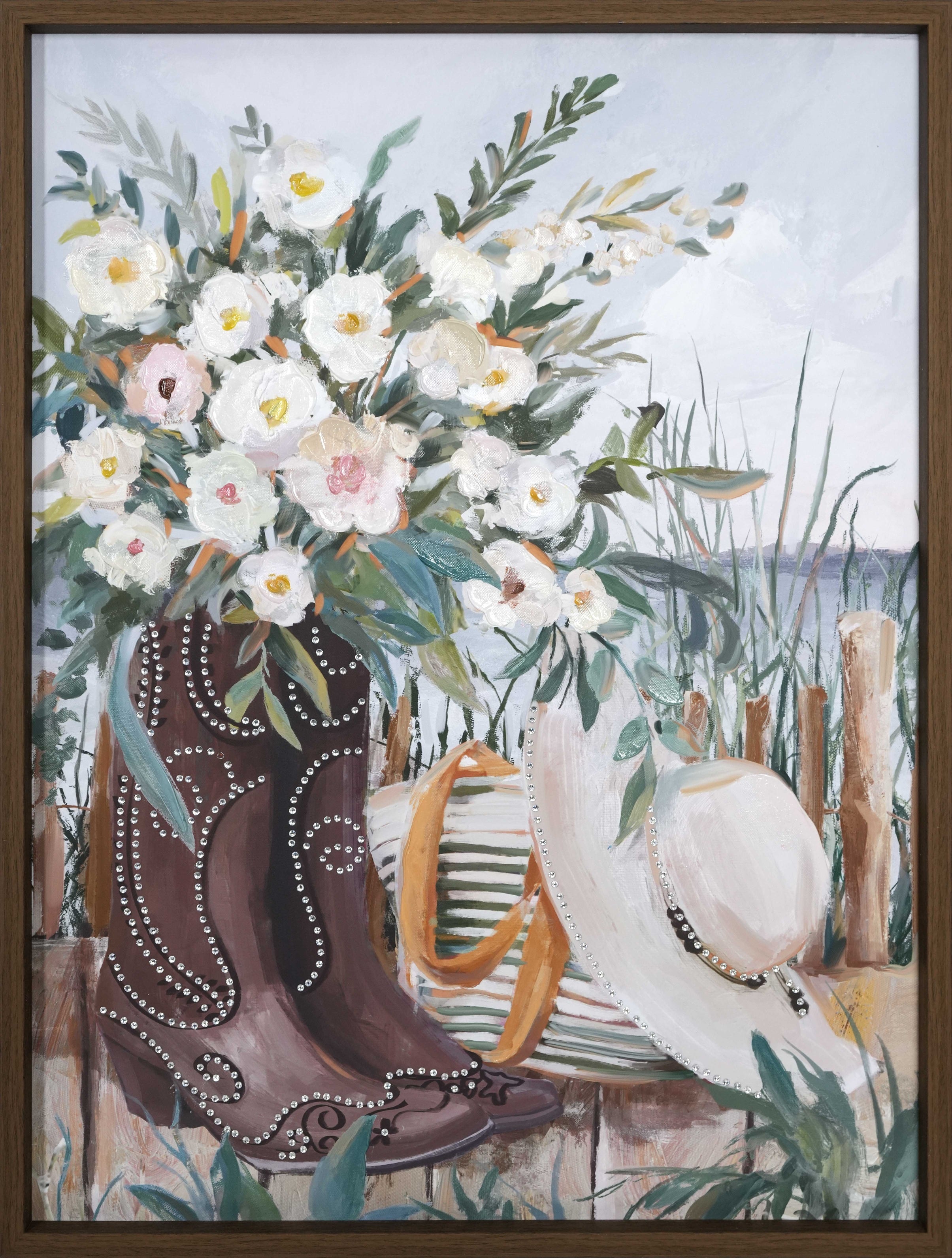 Country Charm 1 Framed Canvass