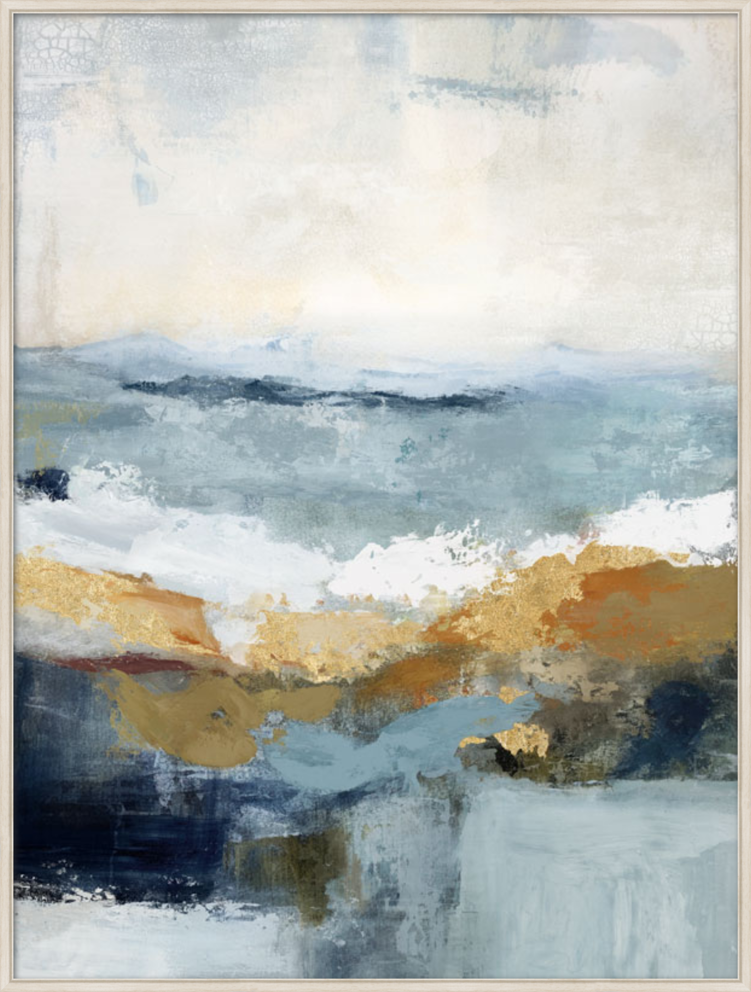 Coastal Haze Framed Canvas