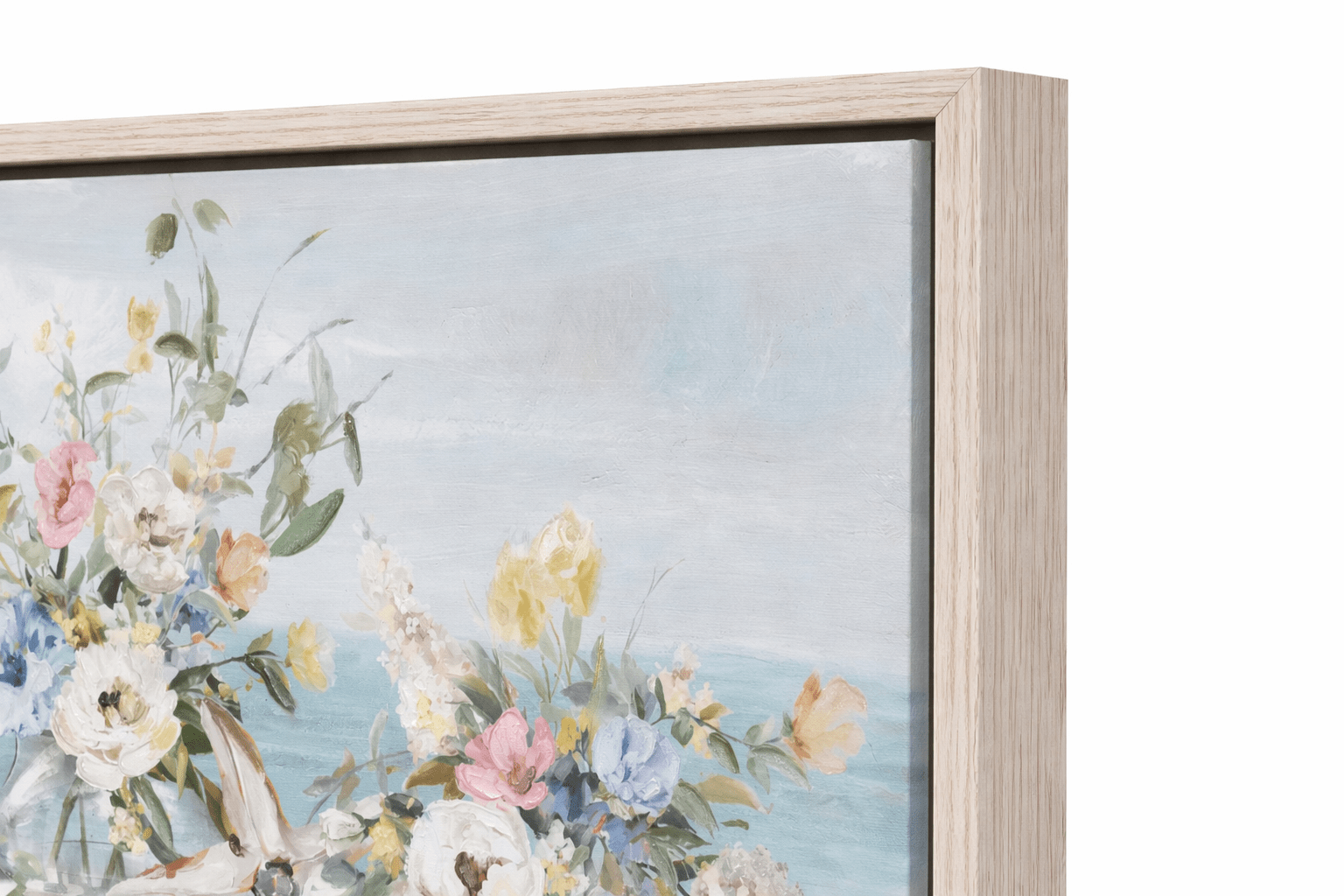 Coastal Bloom Framed Canvas - Paramount Mirrors and PrintsPMM-WF-007Framed Canvas