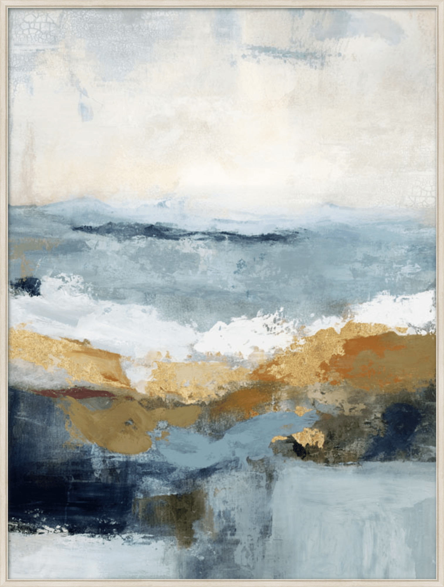 Coastal Haze Framed Canvas - Paramount Mirrors and PrintsPMM-WF-012Framed Canvas