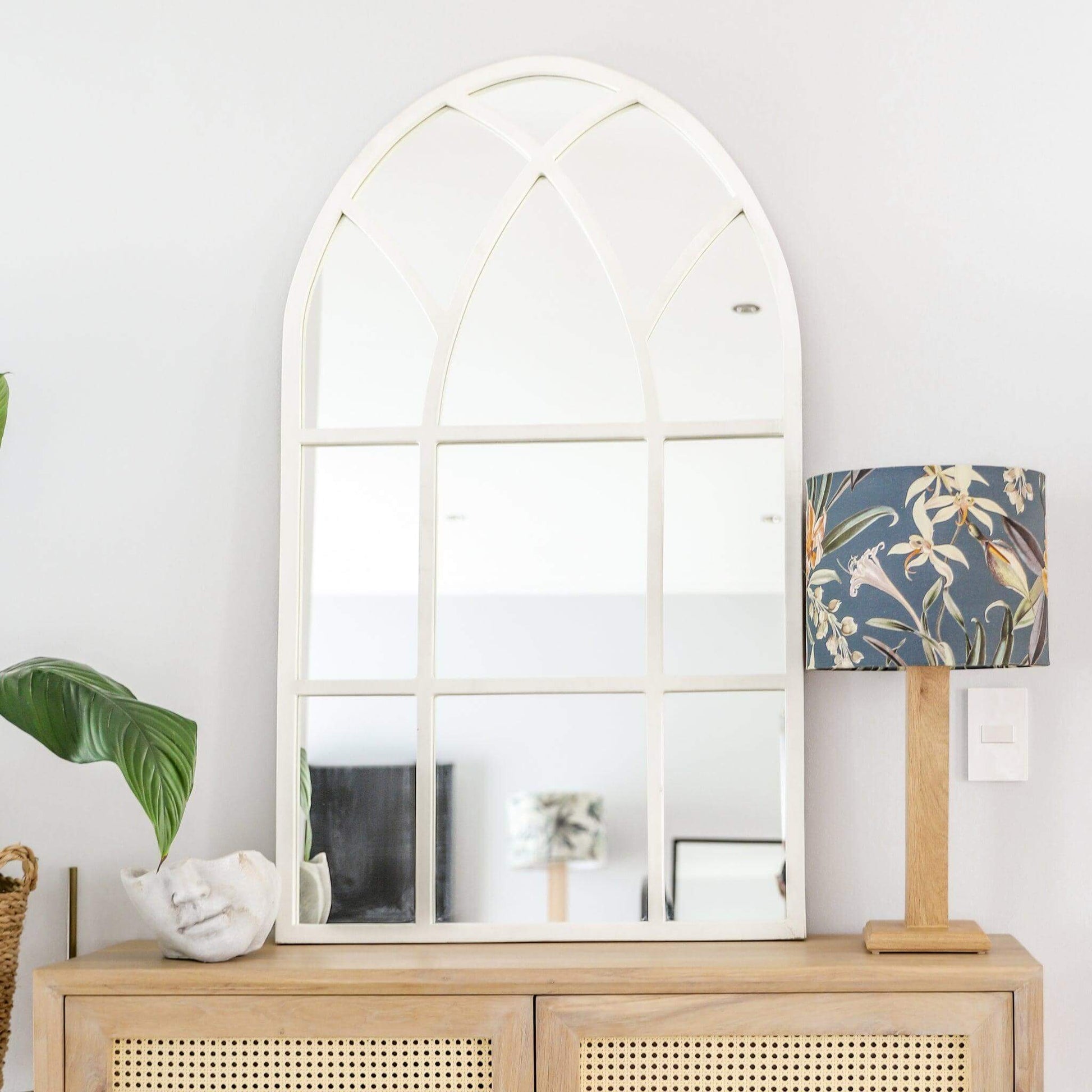Crystal Arch Mirror - Paramount Mirrors and PrintsPMM-CRYST-WHI0737186906870Decorative Mirrors