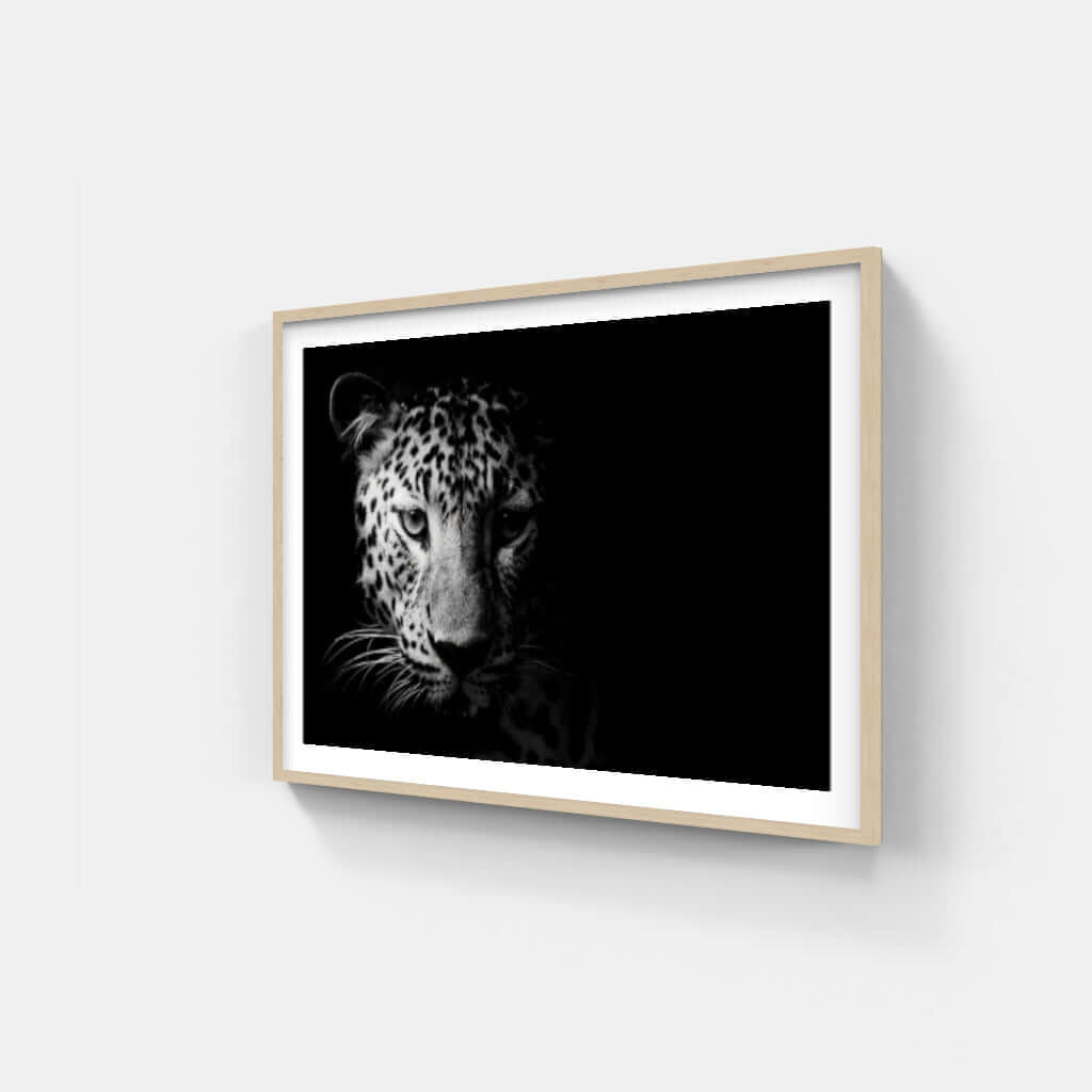 Framed Leopard Print Face - Paramount Mirrors and PrintsFramed Print