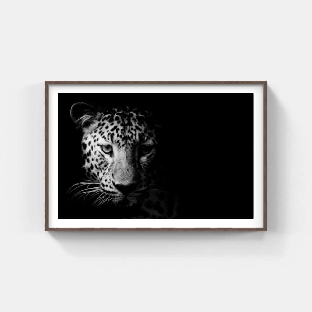 Framed Leopard Print Face - Paramount Mirrors and PrintsFramed Print