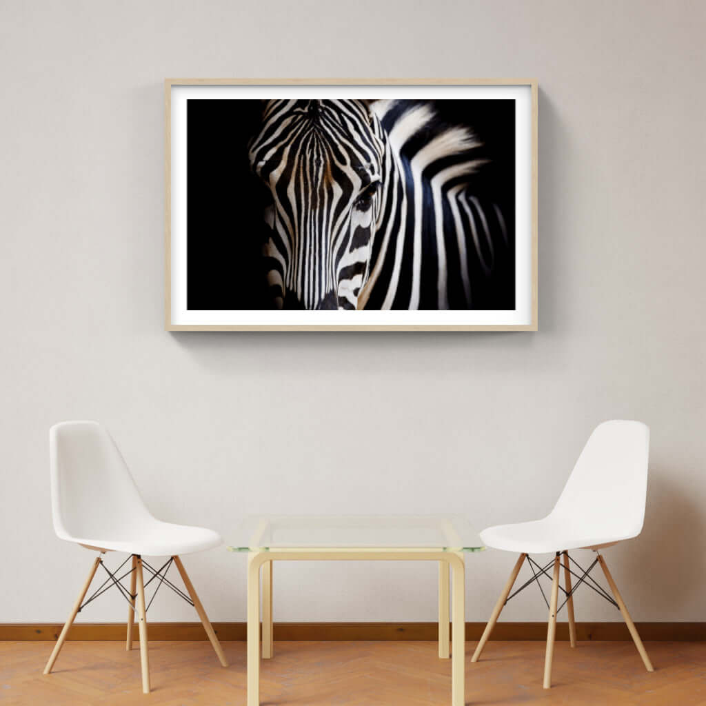 Framed Wildlife Print No 4 - Paramount Mirrors and PrintsPMM-AA-ZEB-1noneFramed Print