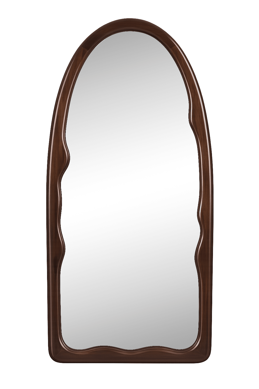 Irregular Arch Large Mirror Dark Walnut - 600x1200mm - Paramount Mirrors and PrintsPMM-IRR-ARCH-L-DW0610985592997Decorative Mirrors