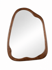 Irregular Dark Walnut Mirror - 760 x 1000mm - Paramount Mirrors and PrintsPMM-IRR-DW-760X10000659525695064Decorative Mirrors