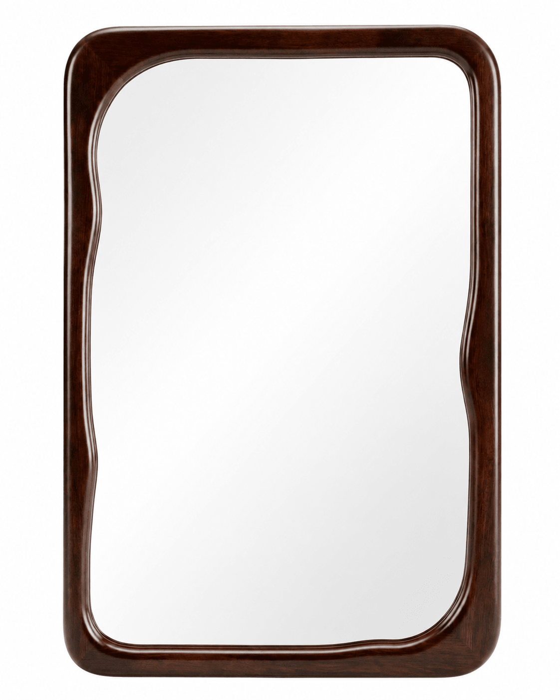 Irregular Square Mirror Dark Walnut - 600x900mm - Paramount Mirrors and PrintsPMM-IRR-SQ-DW0610985593055Decorative Mirrors