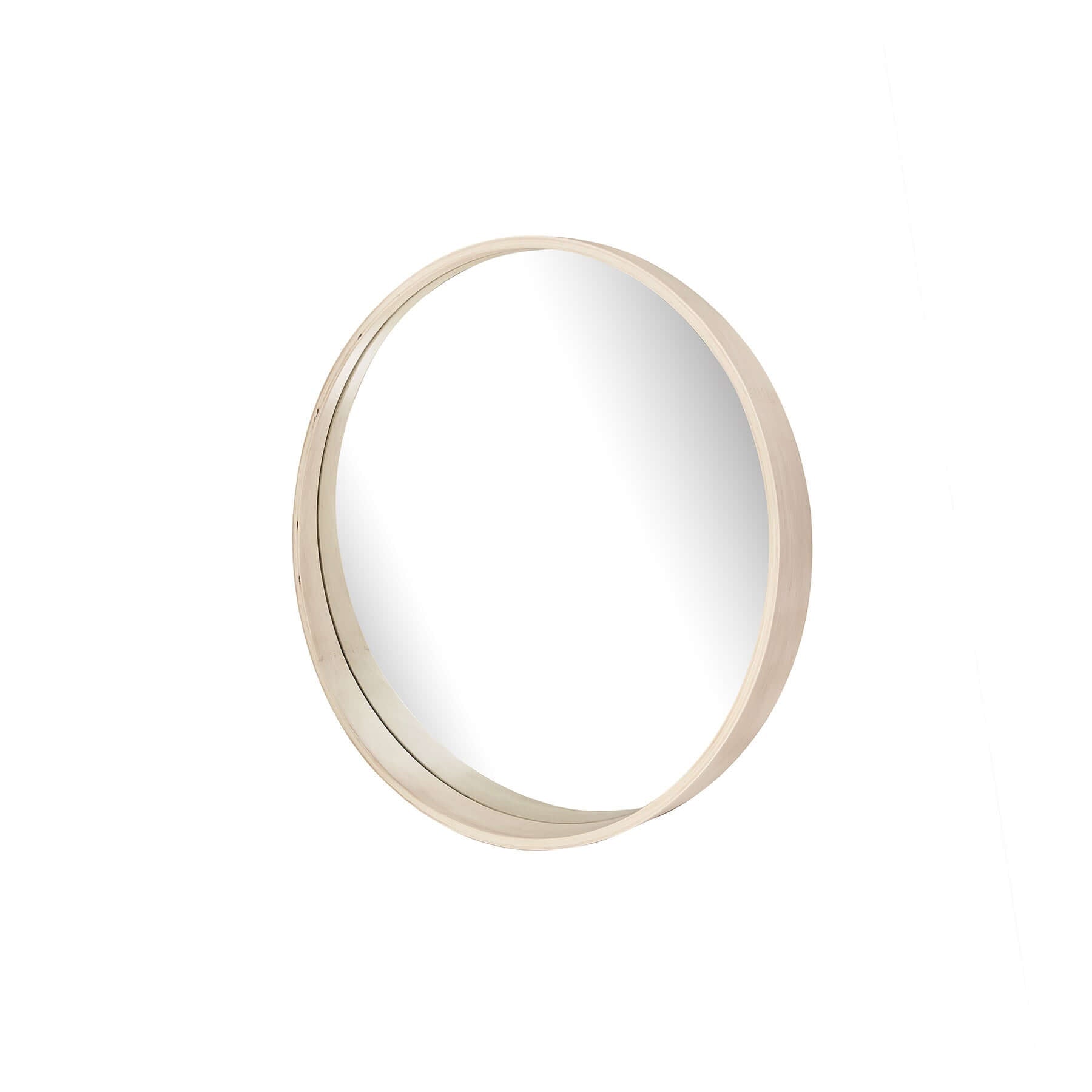 Round Stretched Mirror Whitewash 600mm - Paramount Mirrors and PrintsPMM-4001WS/WHW6009879804638Round Mirrors