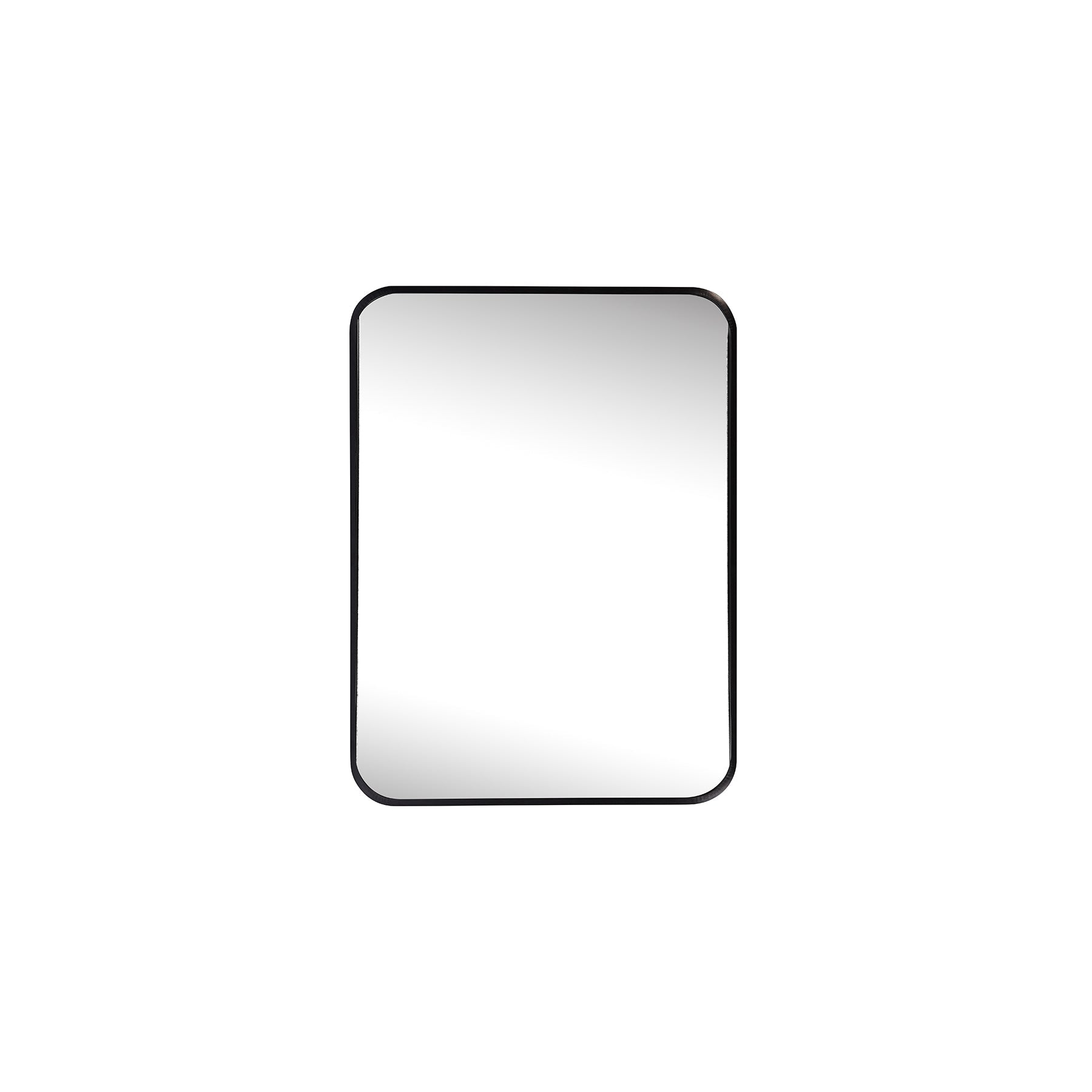 Sleek Black Aluminium Mirror Cabinet - 450 x 600mm - Paramount Mirrors and PrintsPMM-MB4560-BLK0759649675444Mirror