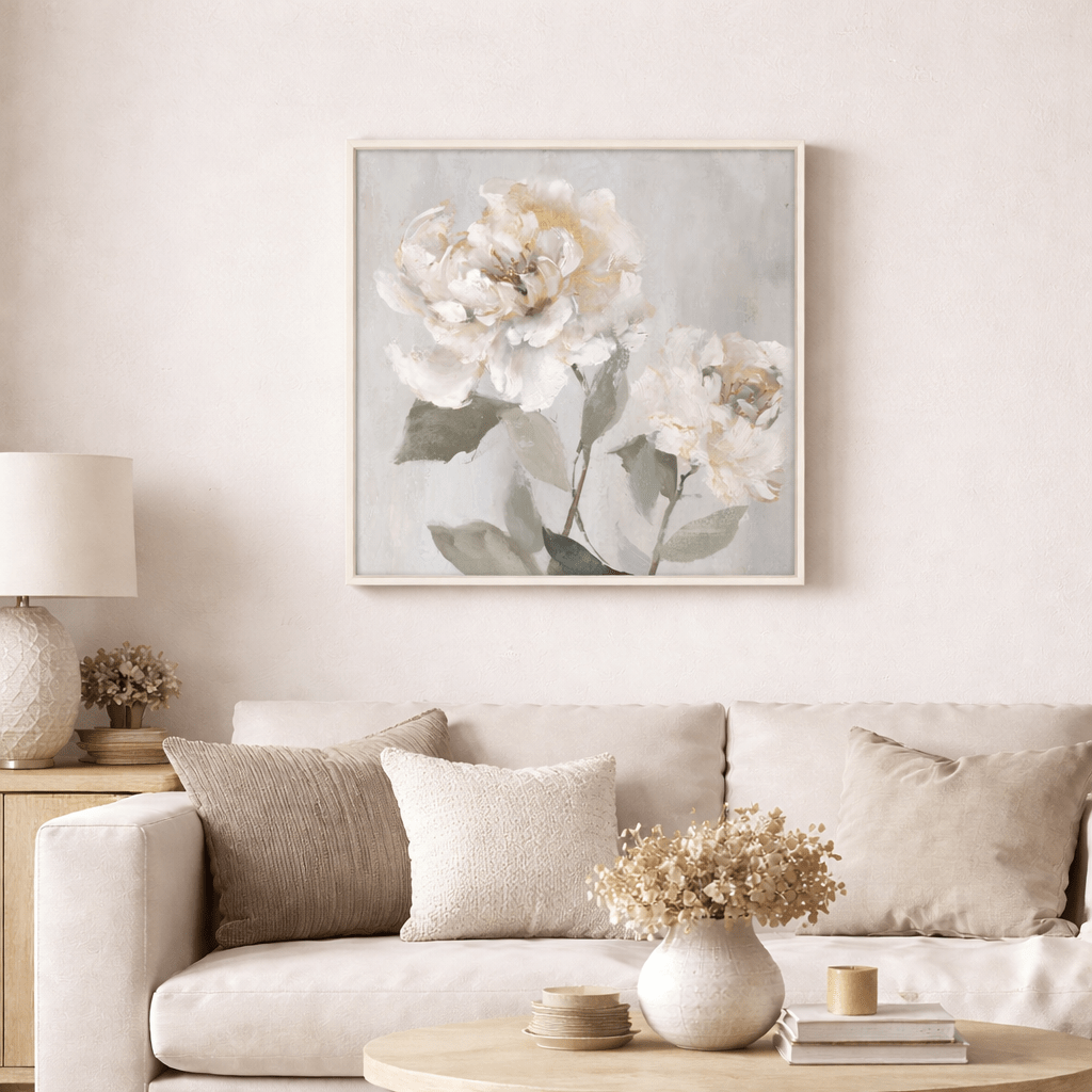 Timeless Bloom 2 Framed Canvas - Paramount Mirrors and PrintsPMM-WF-010Framed Canvas