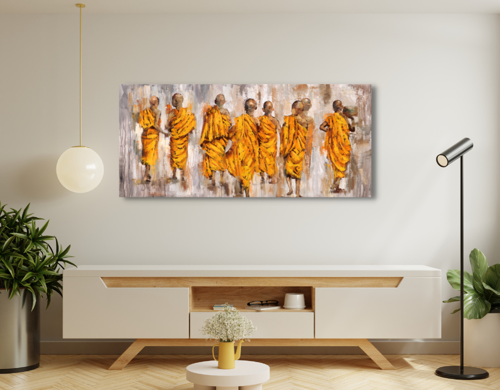 Monks Canvas - Paramount Mirrors and Prints
