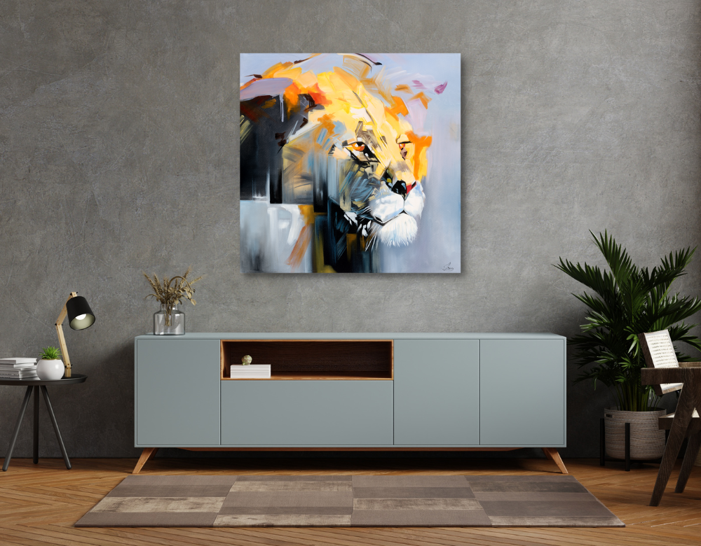 Mufasa Lion Canvas - Paramount Mirrors and Prints