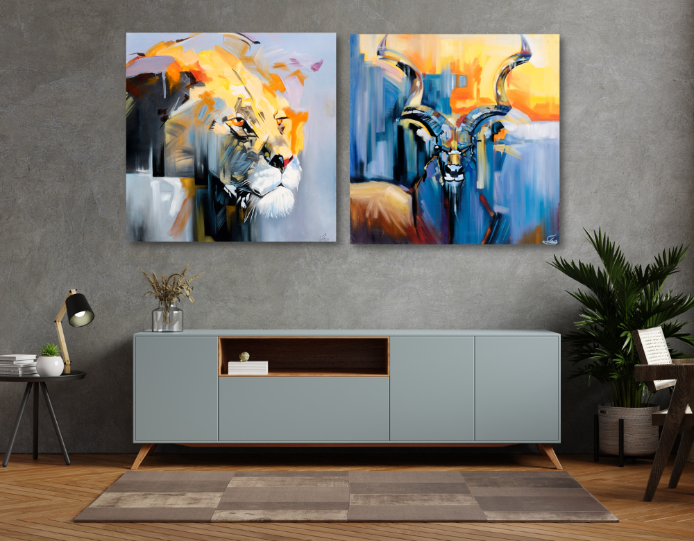 Mufasa Lion Canvas - Paramount Mirrors and Prints
