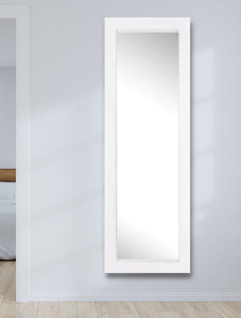 Artic Super Dress Mirror -White - Paramount Mirrors and Prints