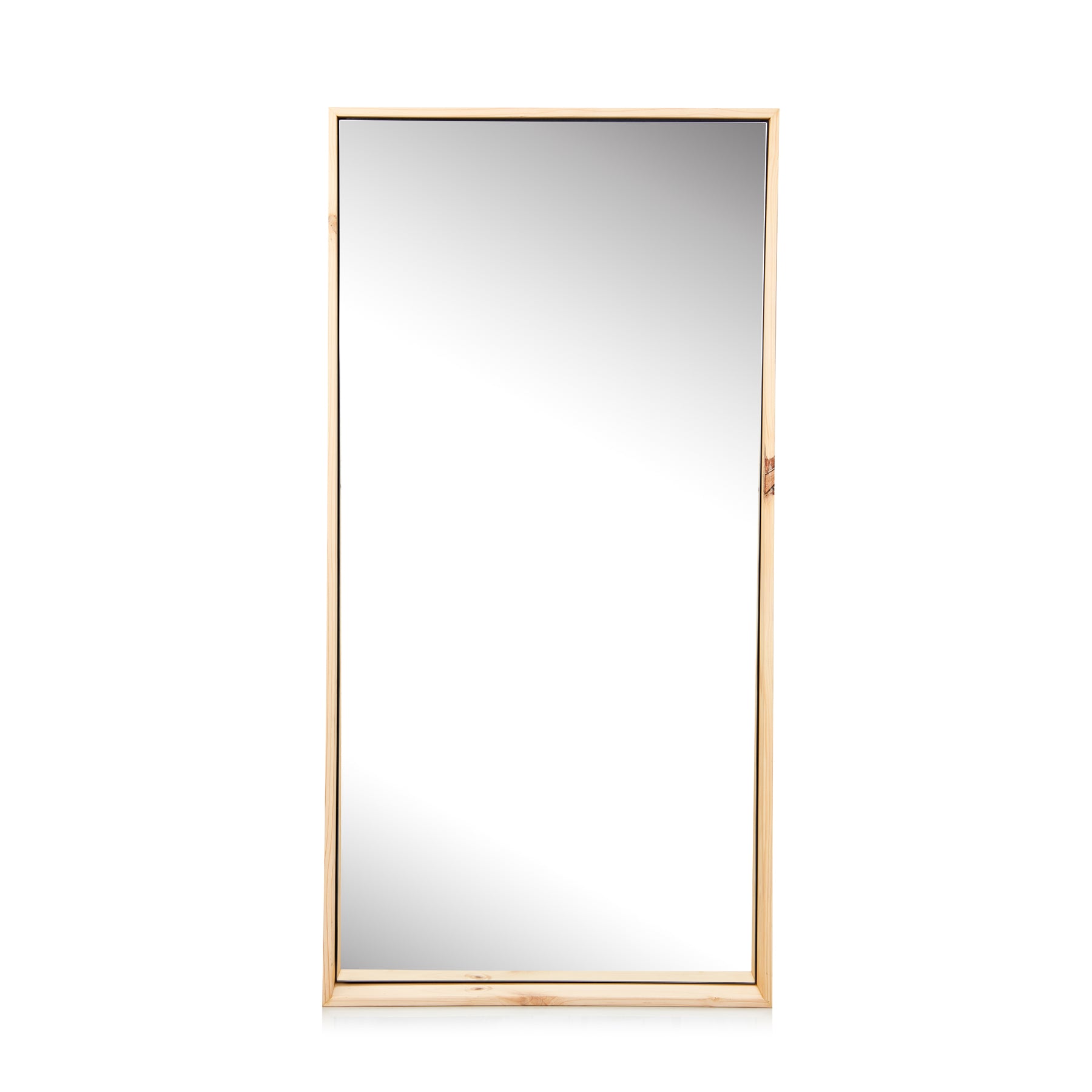 Jupiter Leaning Mirror - Natural Finish - Paramount Mirrors and Prints
