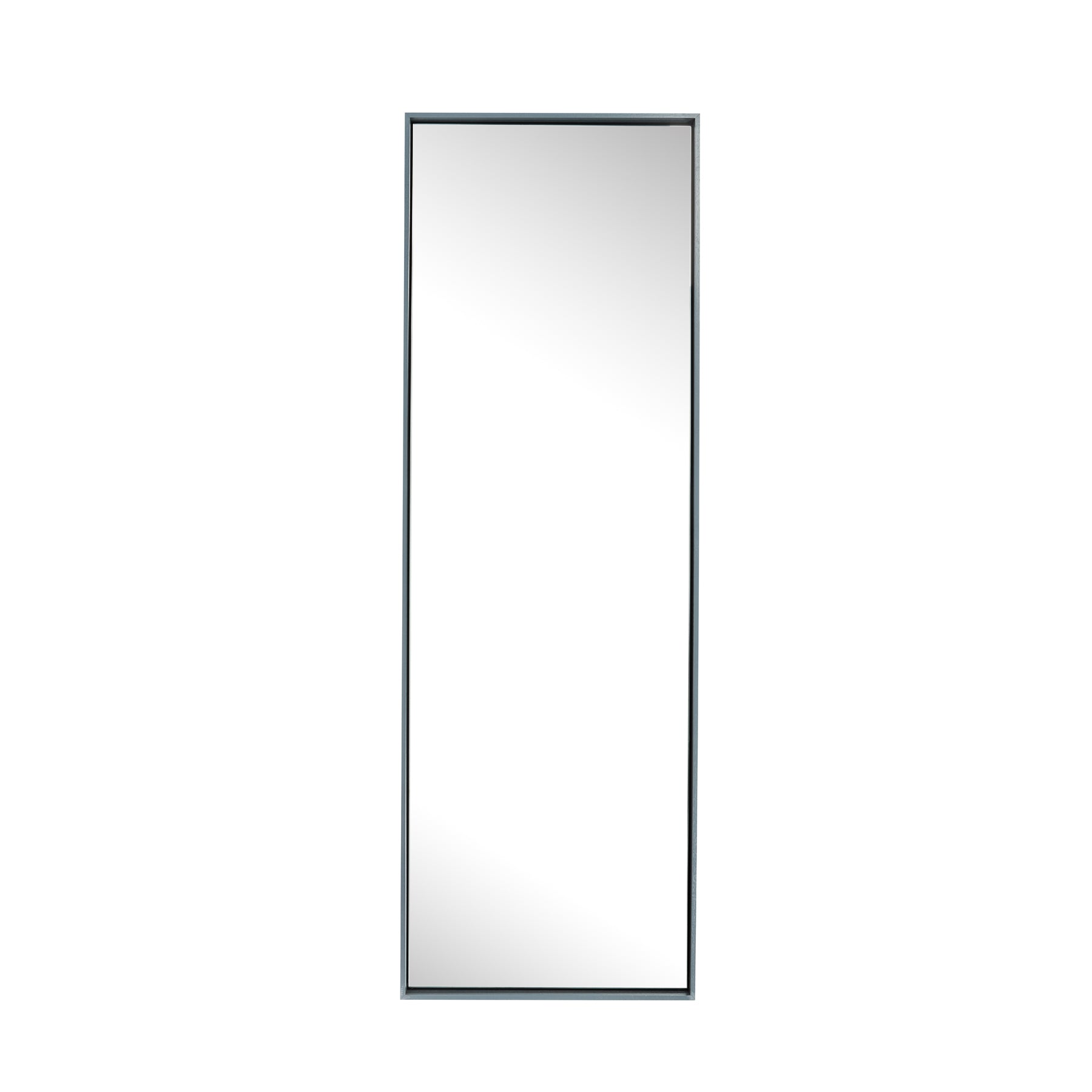 Lily Floating Box Super Dress Mirror - Grey Finish - Paramount Mirrors and Prints