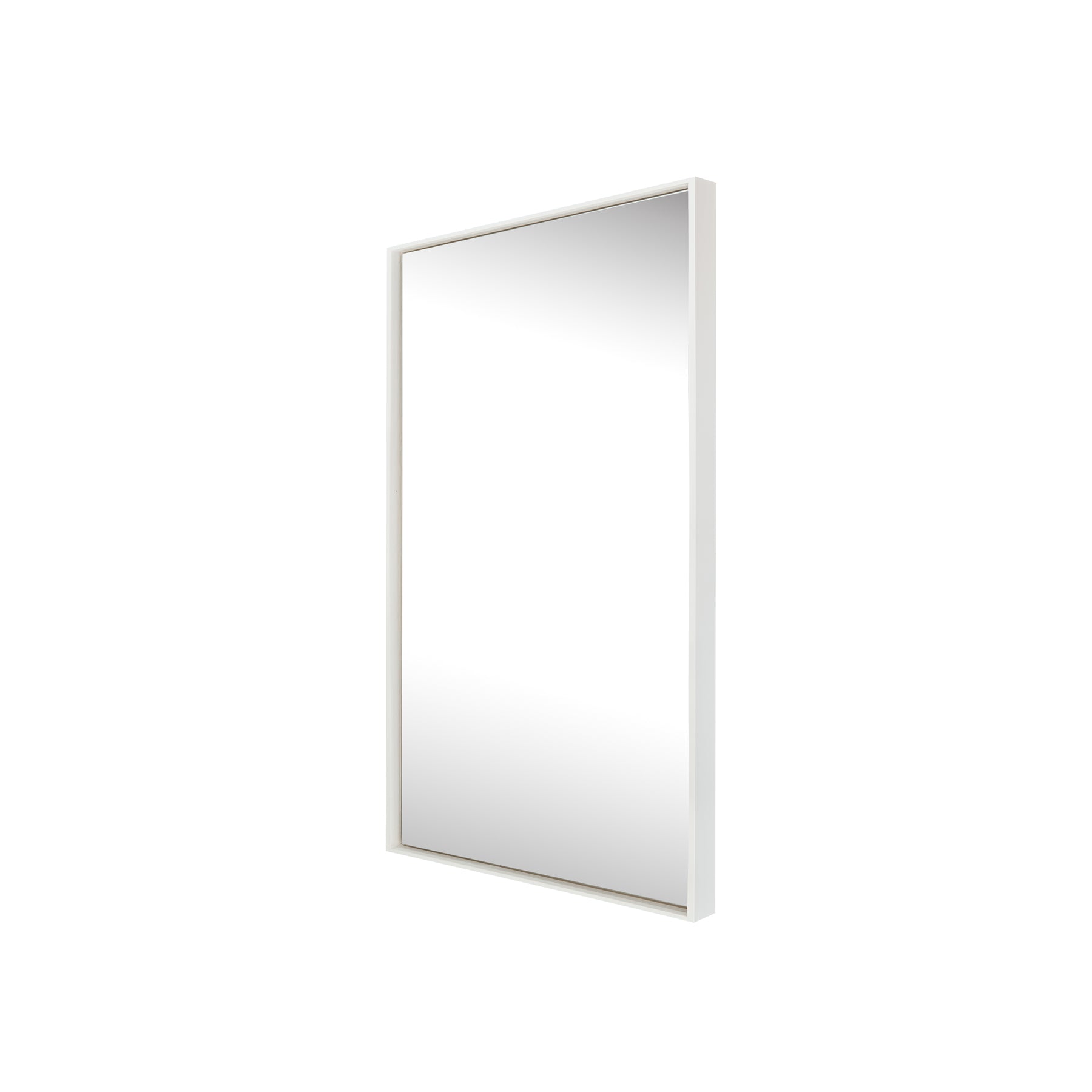 Lily Floating Box Small - White Finish - Paramount Mirrors and Prints